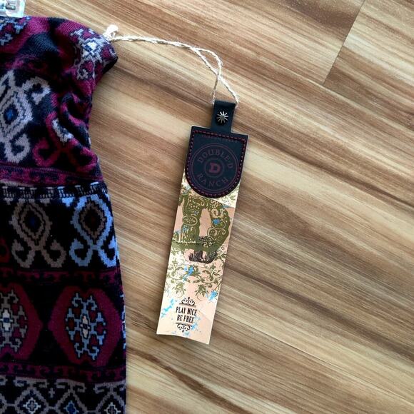 Double D Ranch Wide Leg Pull On Rug Palazzo Pant Flare Striped West Tribal Sz 2X - Picture 4 of 5